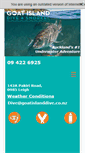 Mobile Screenshot of goatislanddive.co.nz